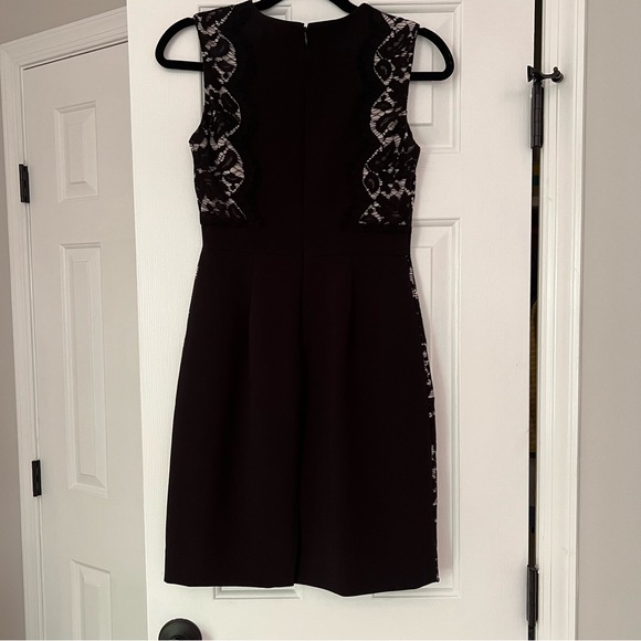 Black J.Crew dress with lace detailing - Picture 2 of 5
